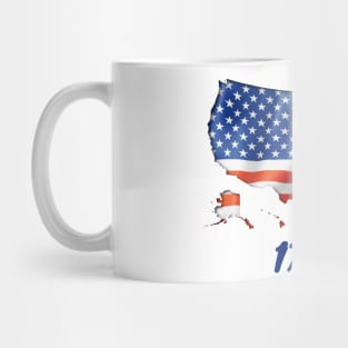1776 United States of America Flag Mug